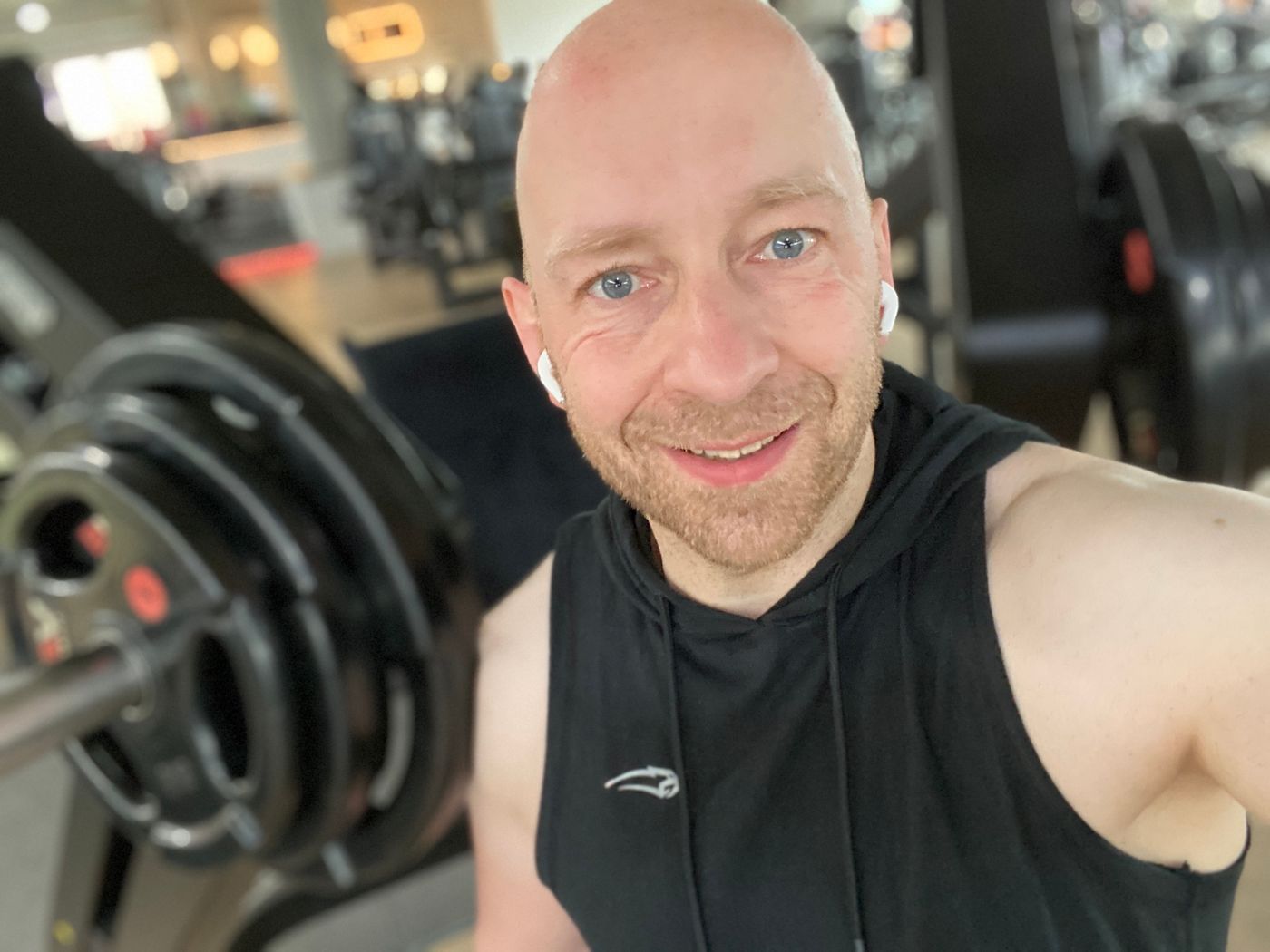 Ingo R. Schürkötter heute beim Training